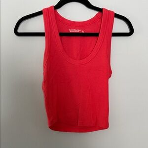 Abercrombie & Fitch Red Tank Top